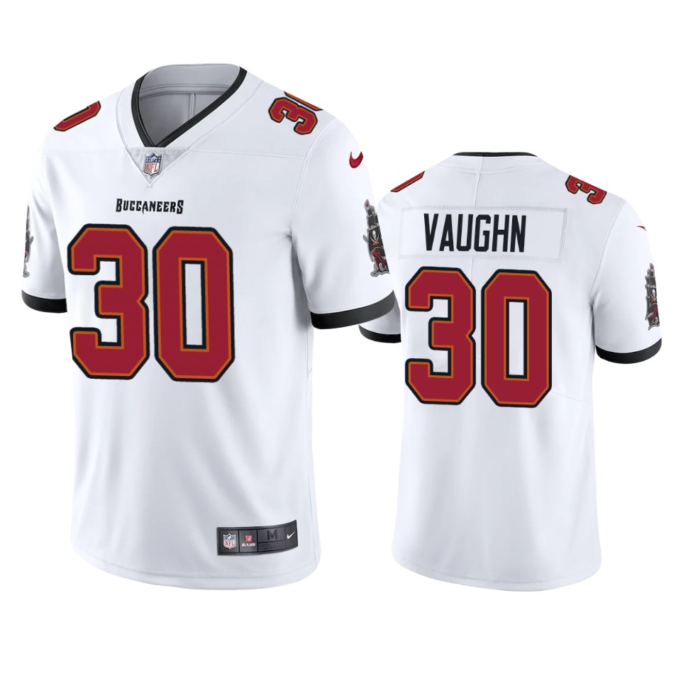 Tampa Bay Buccaneers Men Nike NFL #30 Vaughn White Vapor Limited Jersey->tampa bay buccaneers->NFL Jersey